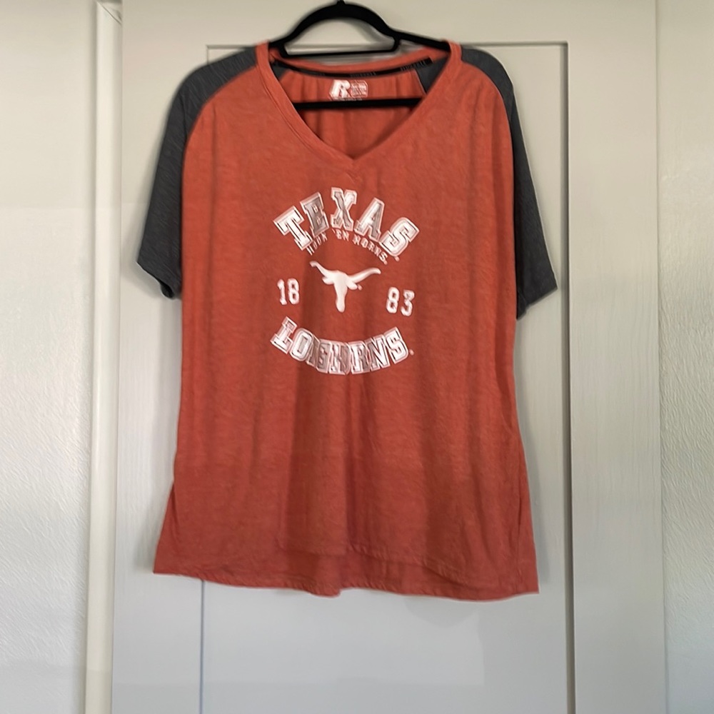 Russell Texas Longhorns shirt sleeve tshirt. Size 3XL